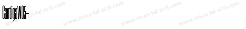 CantigaW05字体转换