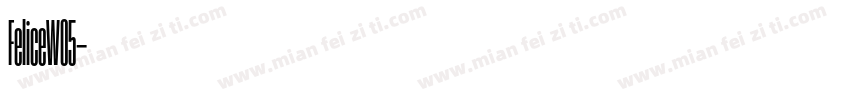 FeliceW05字体转换