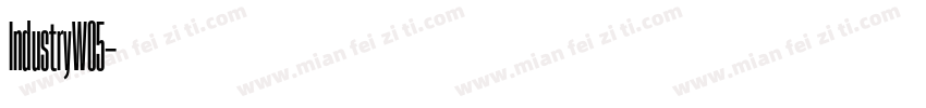 IndustryW05字体转换