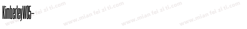 KimberleyW05字体转换