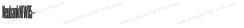 NeubankNFW05字体转换