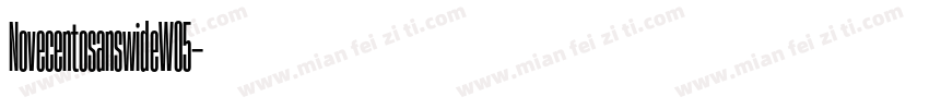 NovecentosanswideW05字体转换