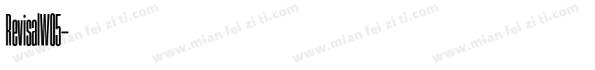 RevisalW05字体转换
