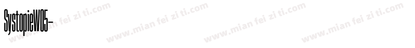 SystopieW05字体转换