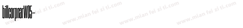 billcorpnarW05字体转换