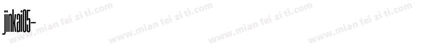 jinkai05字体转换