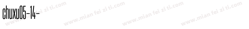 chuxu05-14字体转换