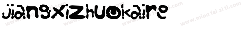 jiangxizhuokai-re字体转换