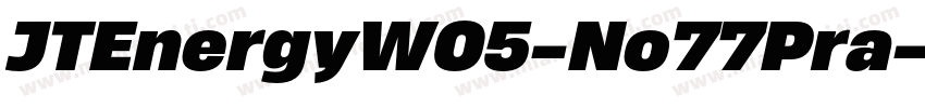 JTEnergyW05-No77Pra字体转换