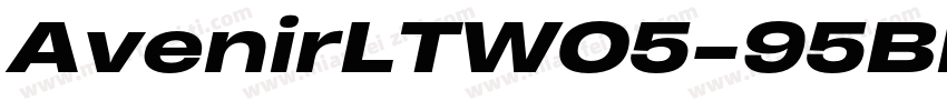 AvenirLTW05-95Black字体转换