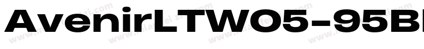 AvenirLTW05-95Black字体转换