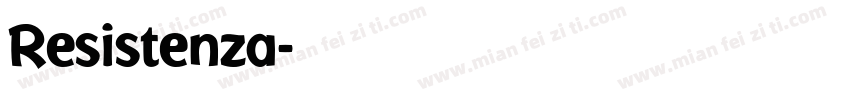 Resistenza字体转换