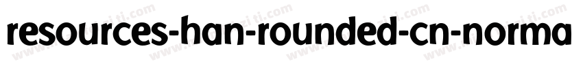 resources-han-rounded-cn-normal字体转换