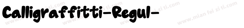 Calligraffitti-Regul字体转换