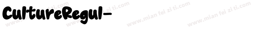CultureRegul字体转换