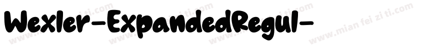 Wexler-ExpandedRegul字体转换