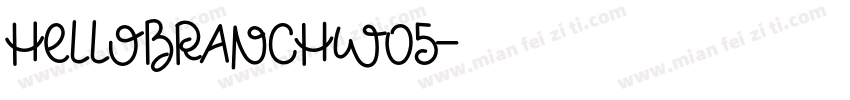 HelloBranchW05字体转换