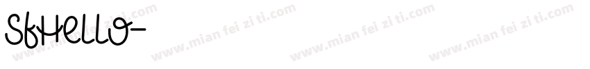 SFHello字体转换