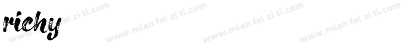 richy字体转换