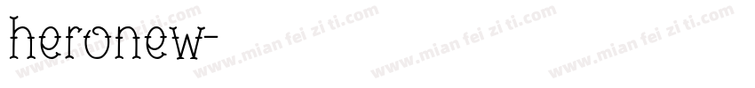 heronew字体转换