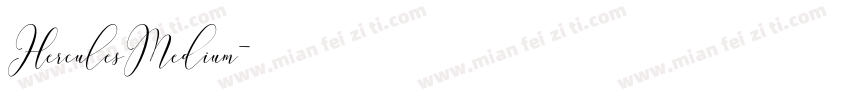 HerculesMedium字体转换