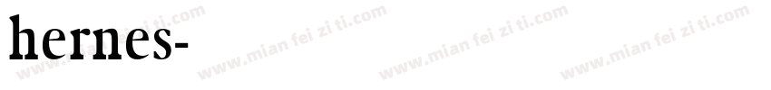 hernes字体转换