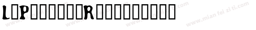 LaPointesRoad字体转换
