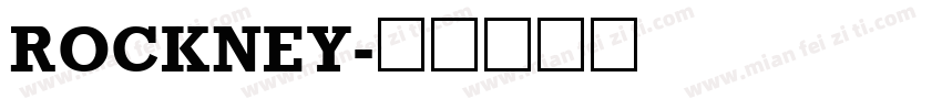 ROCKNEY字体转换