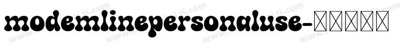 modemlinepersonaluse字体转换