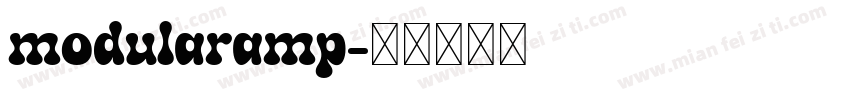 modularamp字体转换