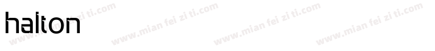 halton字体转换