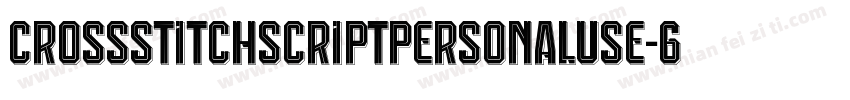 CrossstitchscriptpersonalUse-6BzM字体转换