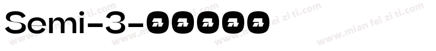 Semi-3字体转换