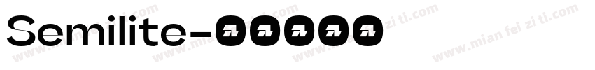 Semilite字体转换