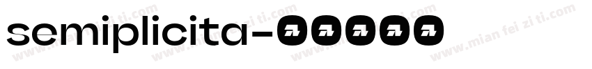semiplicita字体转换