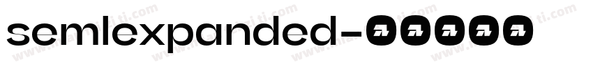 semlexpanded字体转换