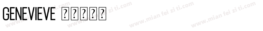 Genevieve字体转换