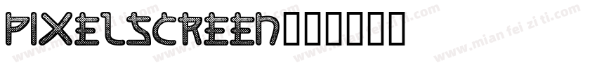 PixelScreen字体转换