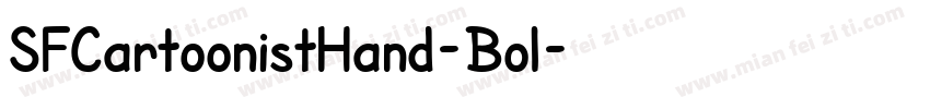 SFCartoonistHand-Bol字体转换