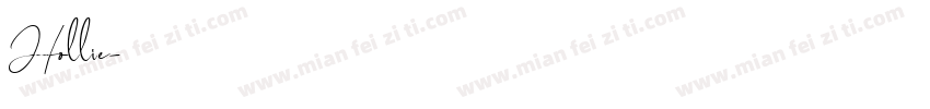 Hollie字体转换