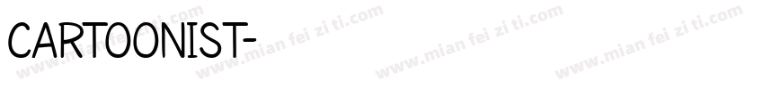 CARTOONIST字体转换