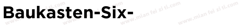 Baukasten-Six字体转换