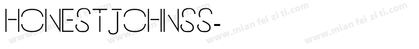 Honestjohnss字体转换