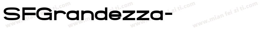 SFGrandezza字体转换