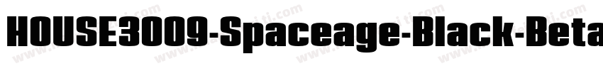 HOUSE3009-Spaceage-Black-Beta字体转换