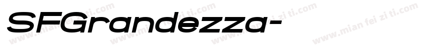 SFGrandezza字体转换