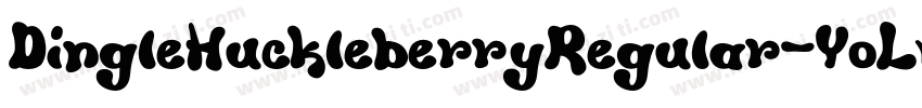 DingleHuckleberryRegular-YoLv字体转换