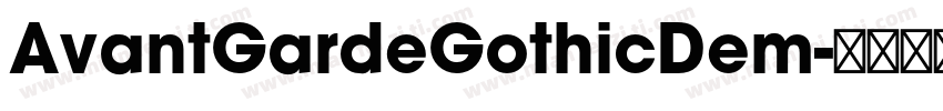 AvantGardeGothicDem字体转换