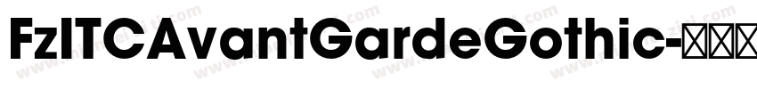 FzITCAvantGardeGothic字体转换