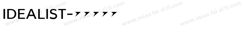 idealist字体转换